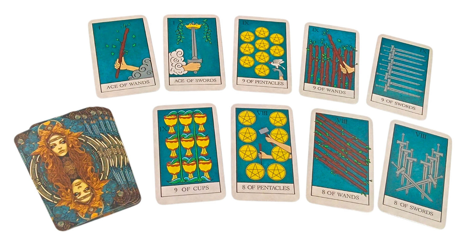 Divine Tarot Box (Cards & Book) by Lydia Morgana – book cover