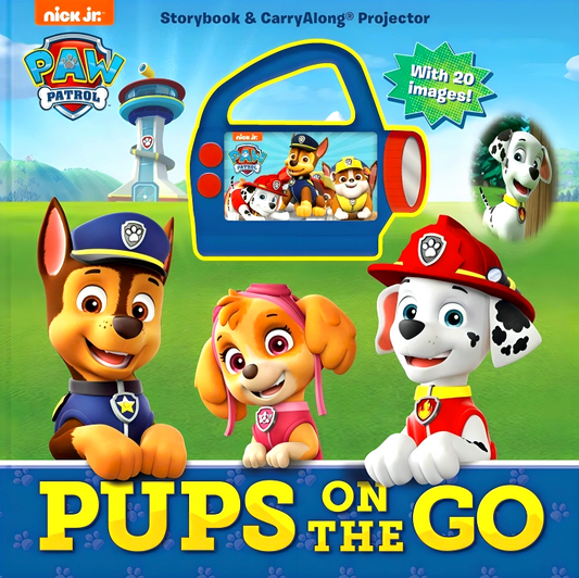 Nickelodeon Paw Patrol: Pups On The Go (Storybook & Carryalong Projector)