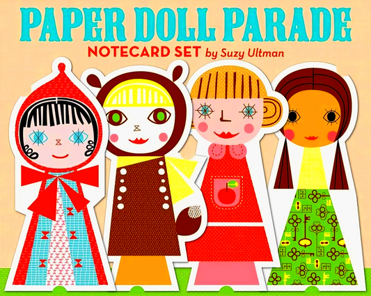 Paper Doll Parade Notecard Set