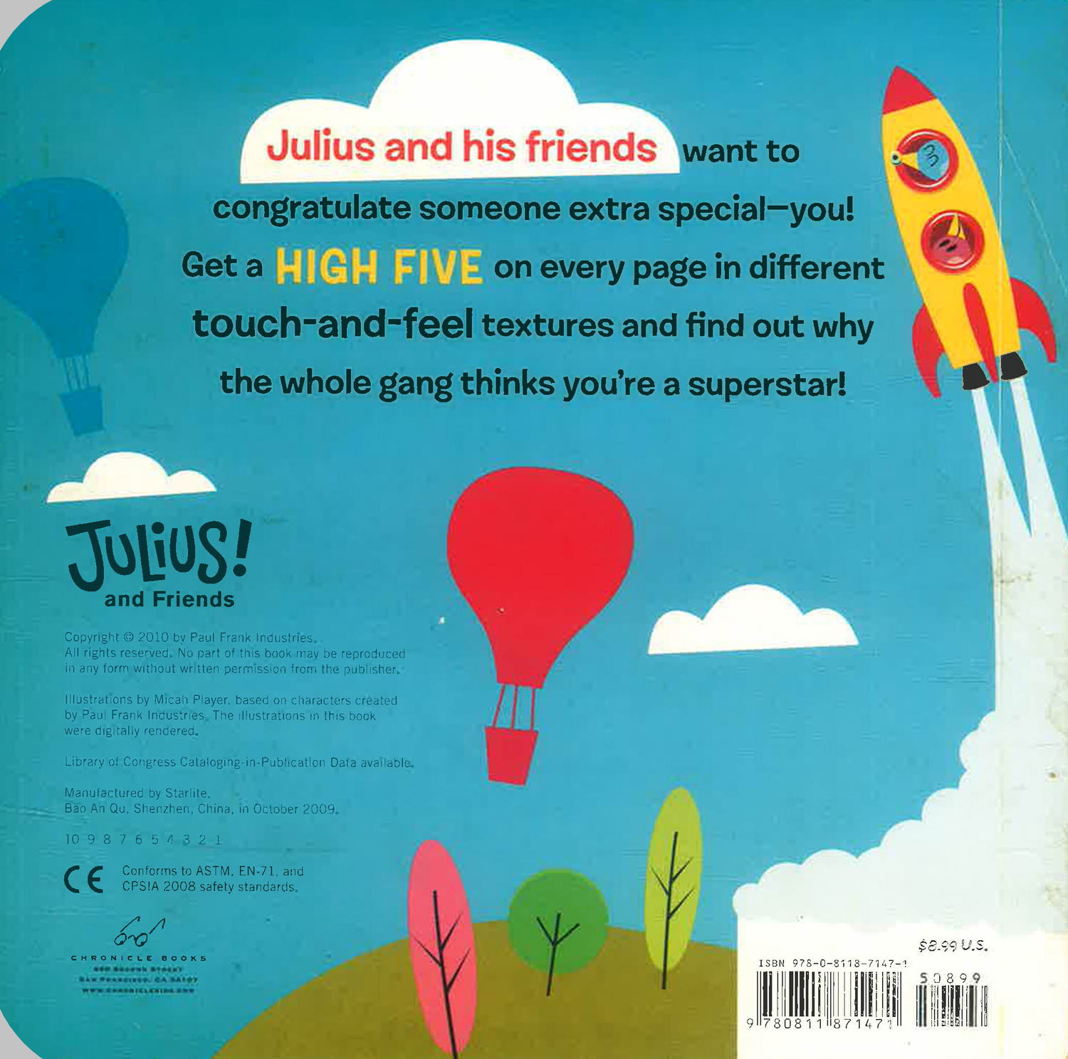 High Five With Julius by Paul Frank – book cover