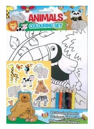 Animals Colouring Set