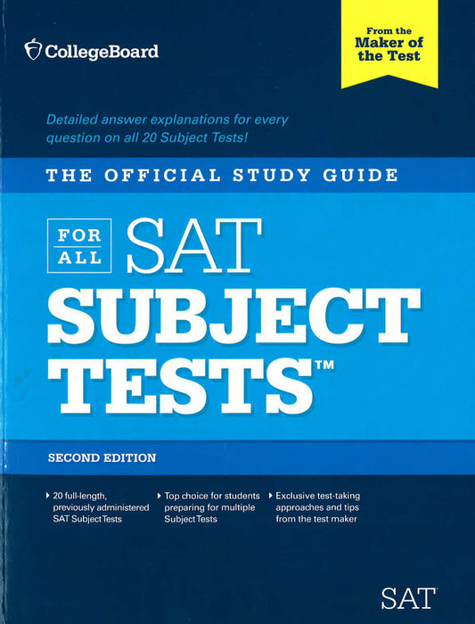Official Study Guide For All Sat Subject Tests