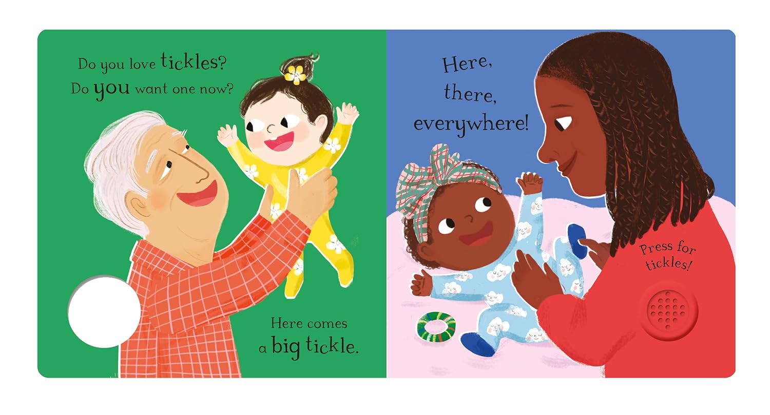 Babies Laugh At Tickles by Dr Caspar Addyman – book cover