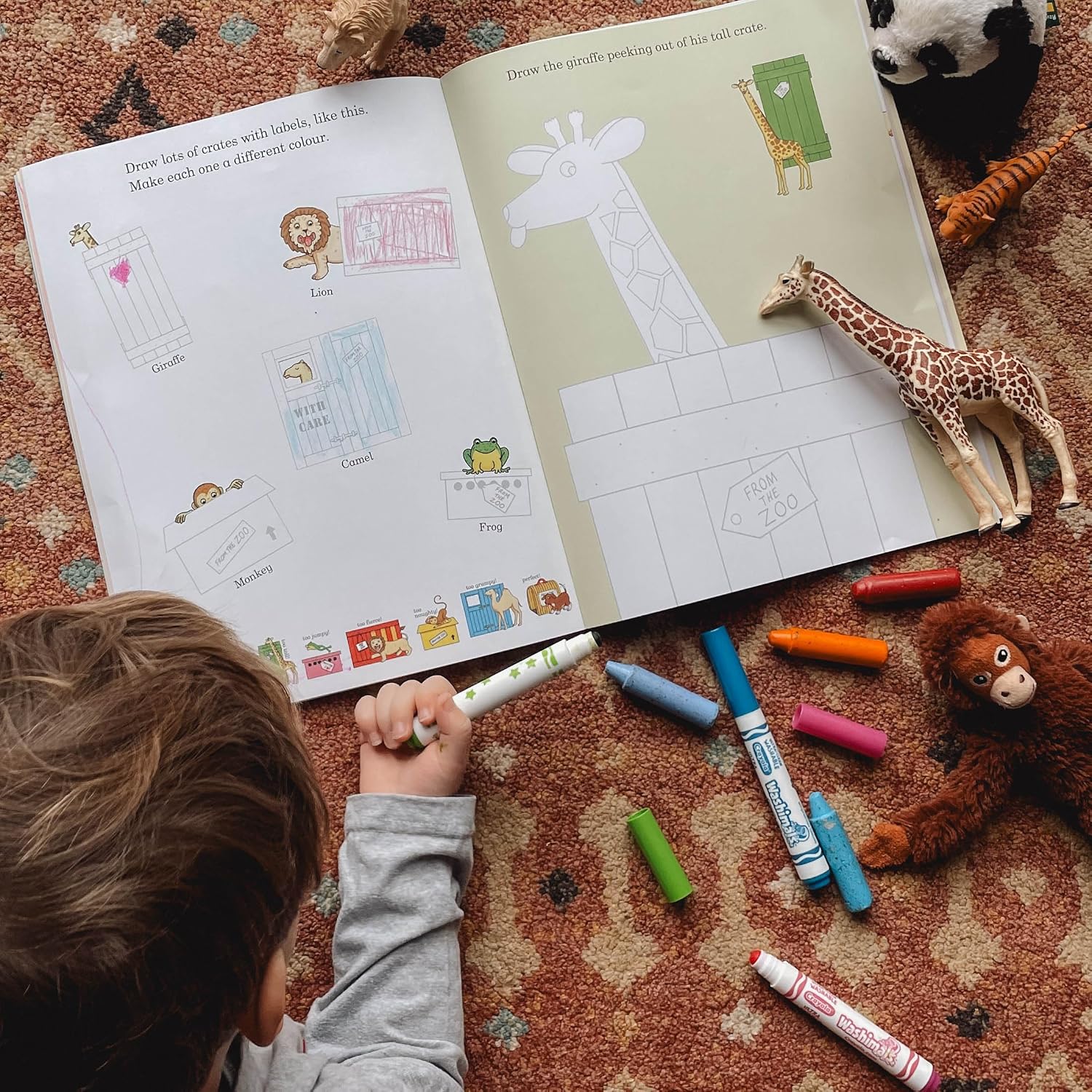 Dear Zoo: Your Colouring Book by Rod Campbell – book cover
