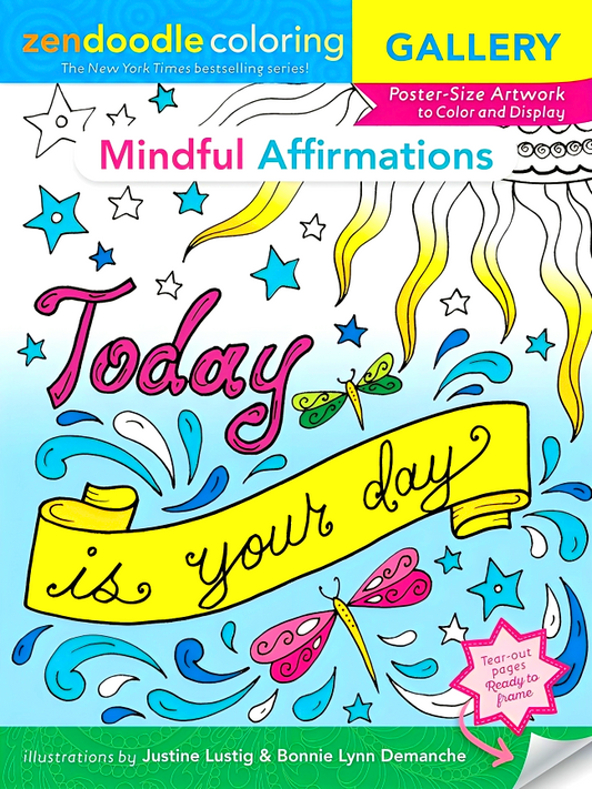 Zendoodle Coloring: Mindful Affirmations