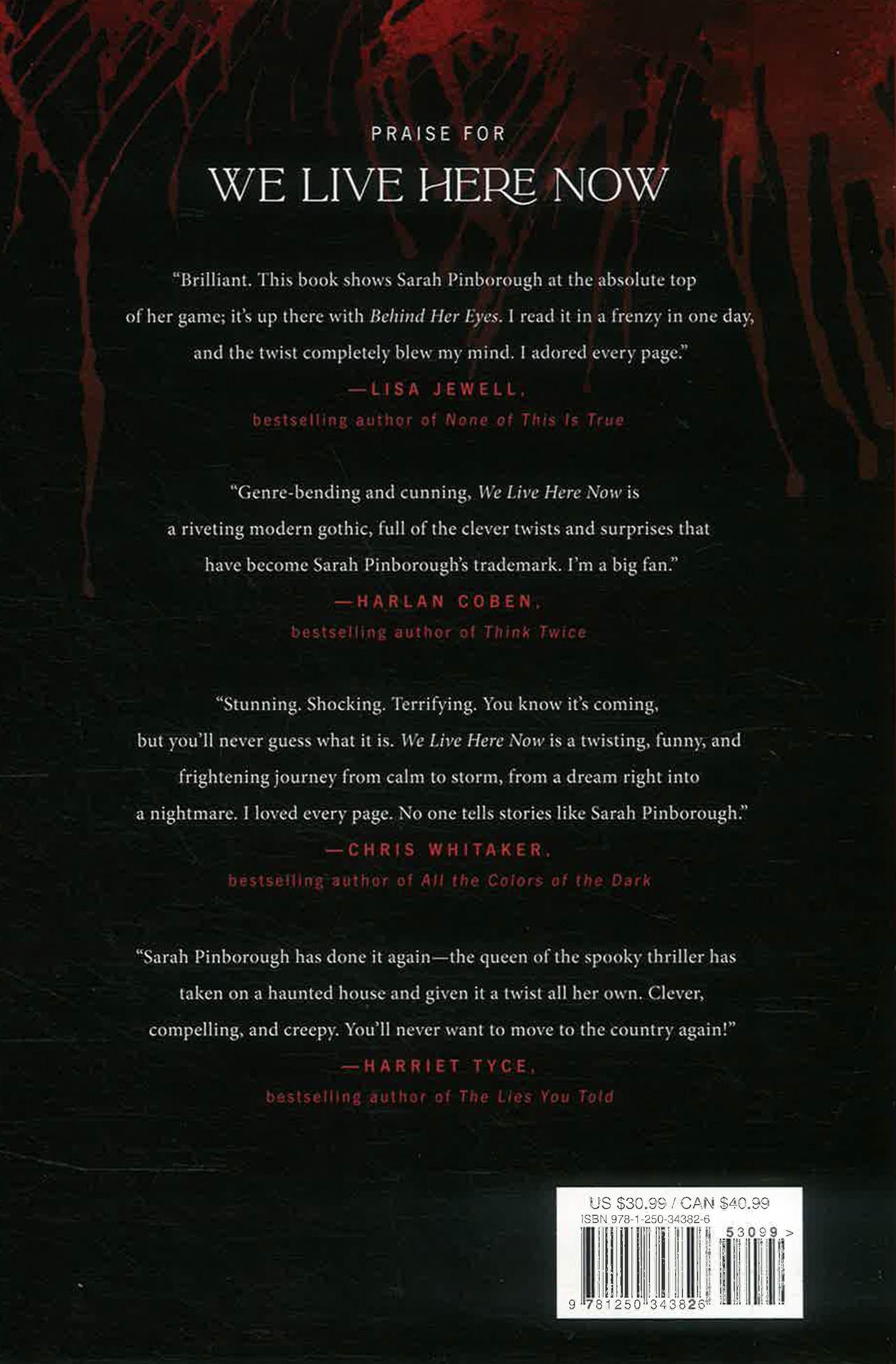 We Live Here Now: A Novel (Limited Stenciled Edge Edition) by Sarah Pinborough – book cover
