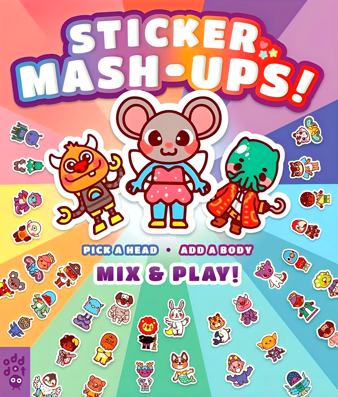 Sticker Mix Bunch Sticker Mash-Ups! Mix & Play – BookXcess