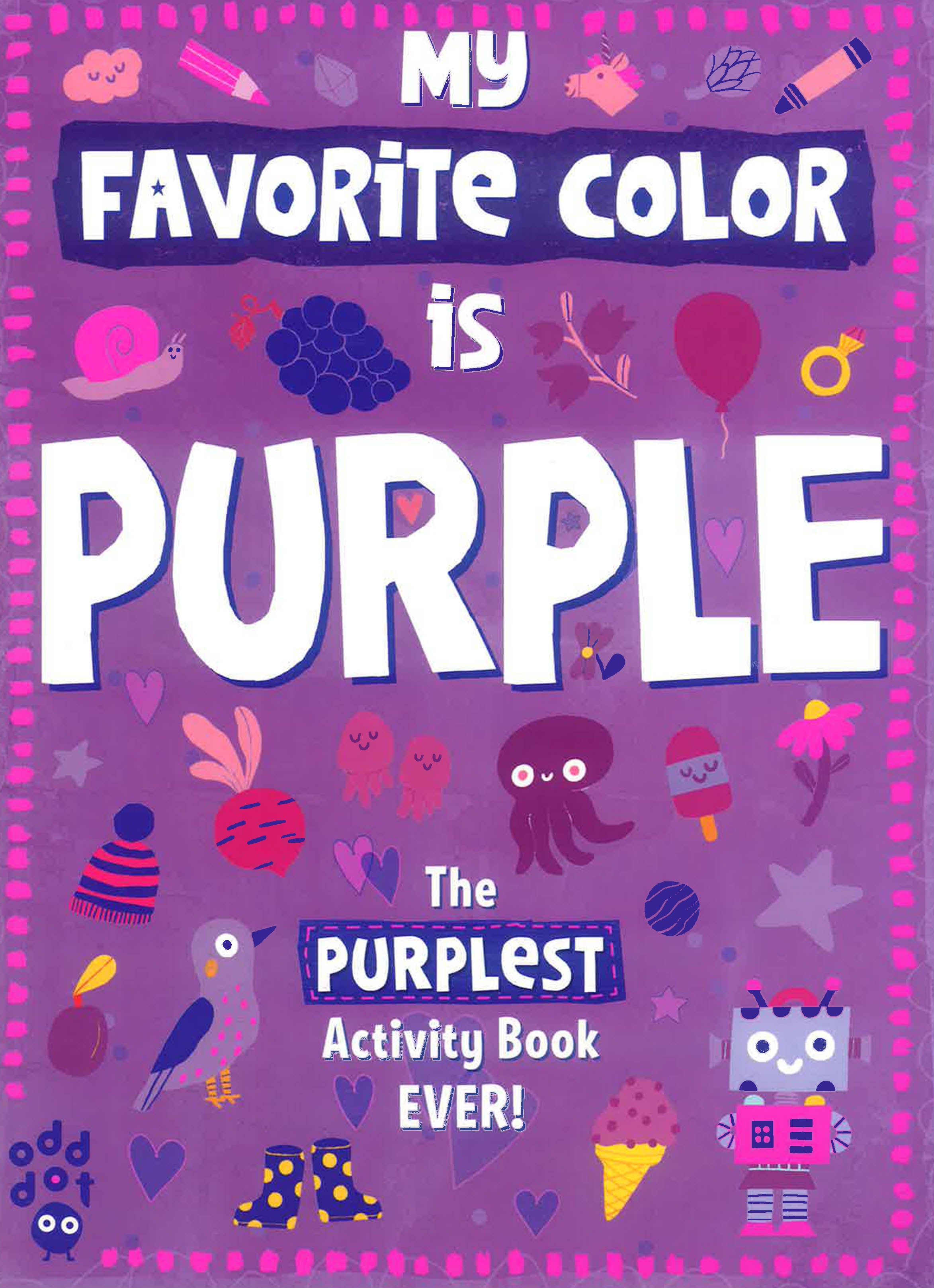 Fav Color Book Stack My Favorite Color Activity Book: Purple – BookXcess