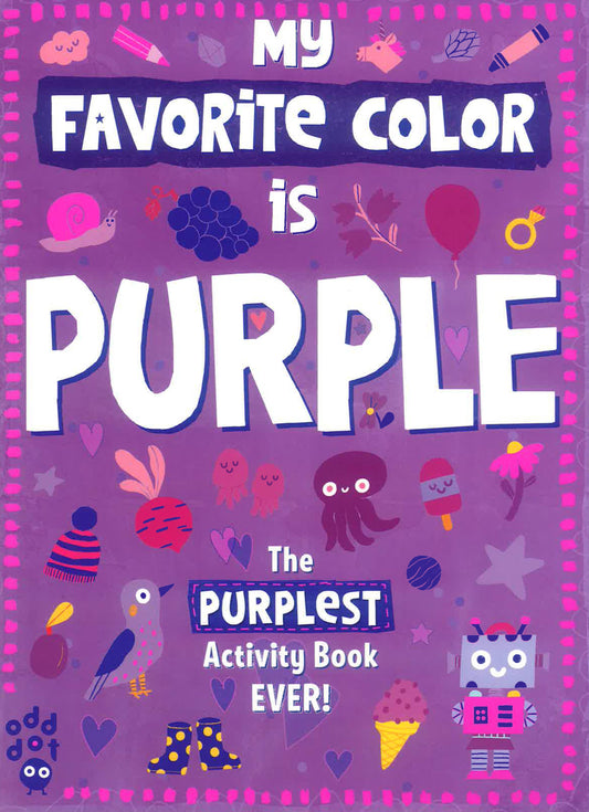 My Favorite Color Activity Book: Purple