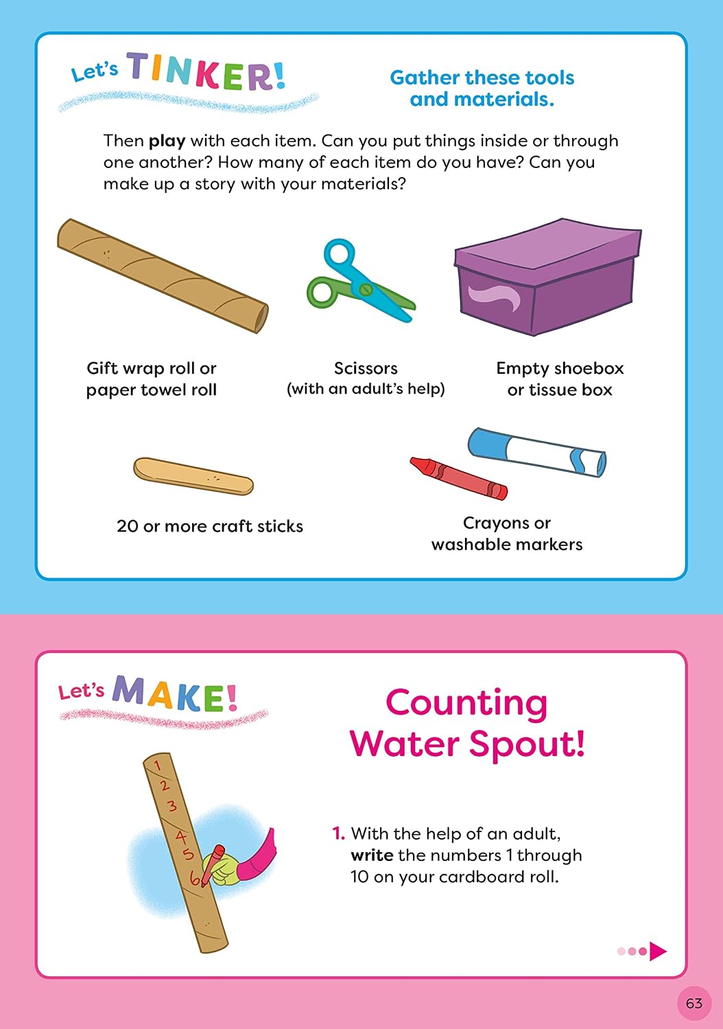 Tinkeractive Early Skills Math Workbook Ages 3+ by Nathalie Le Du – book cover