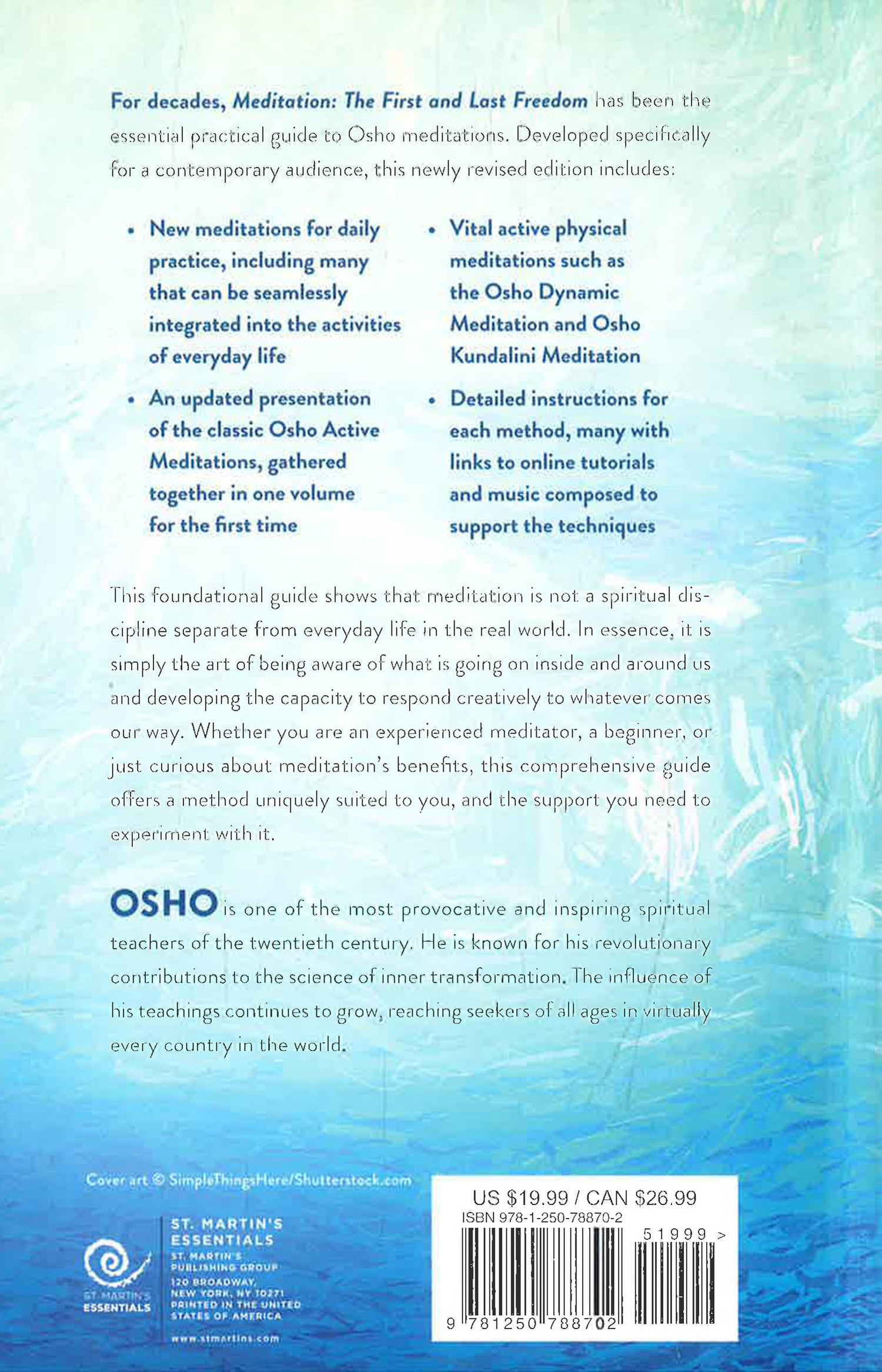 Meditation Osho: The First And Last Freedom – BookXcess