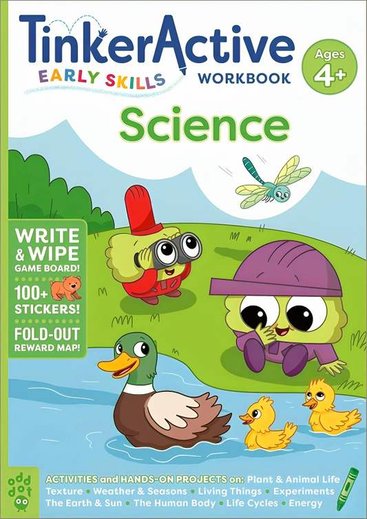 Tinkeractive Early Skills Science Workbook Ages 4+