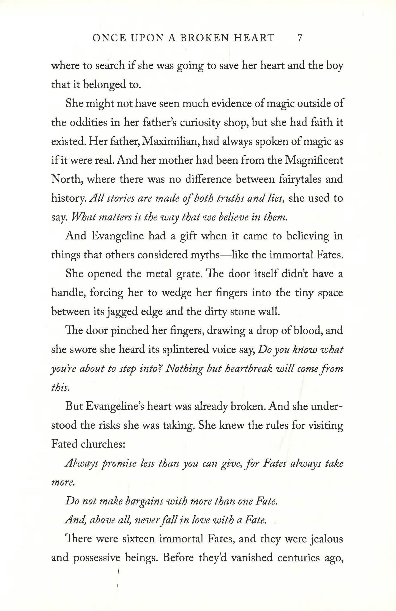 Once Upon A Broken Heart by Stephanie Garber – book cover