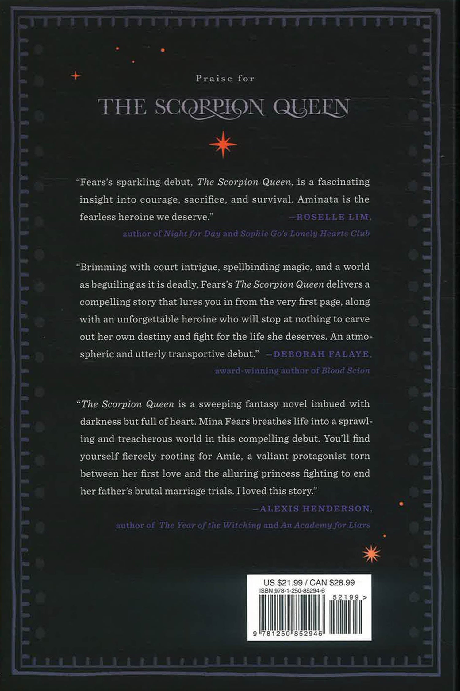 The Scorpion Queen by Mina Fears – book cover