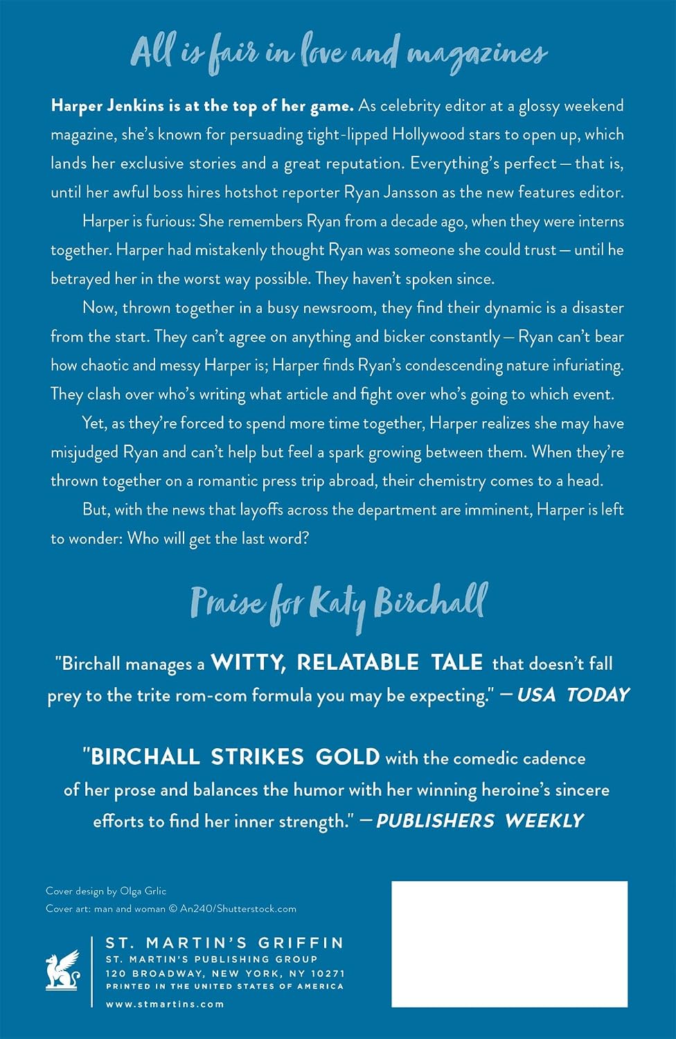 The Last Word: A Novel by Katy Birchall – book cover