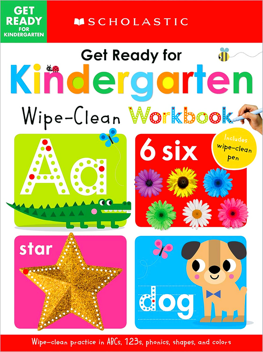Get Ready For Kindergarten Wipe-Clean Workbook: Scholastic Early Learners