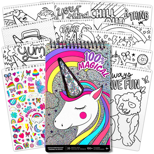 Unicorn Sketch Portfolio Set