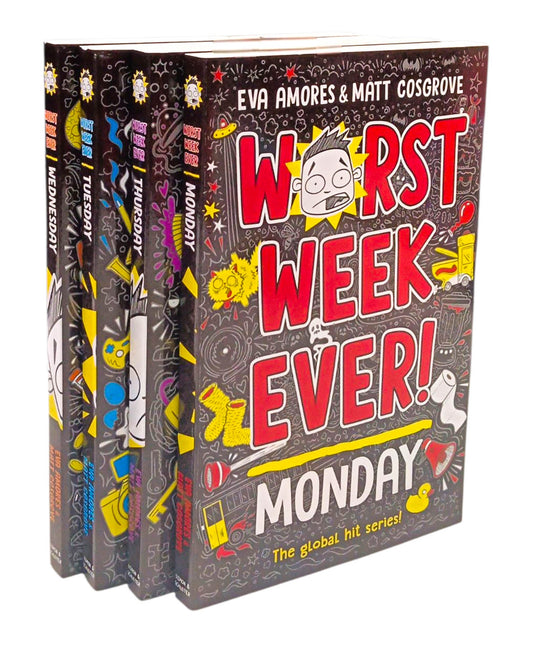 Worst Week Ever! Series 4 Books Collection Set