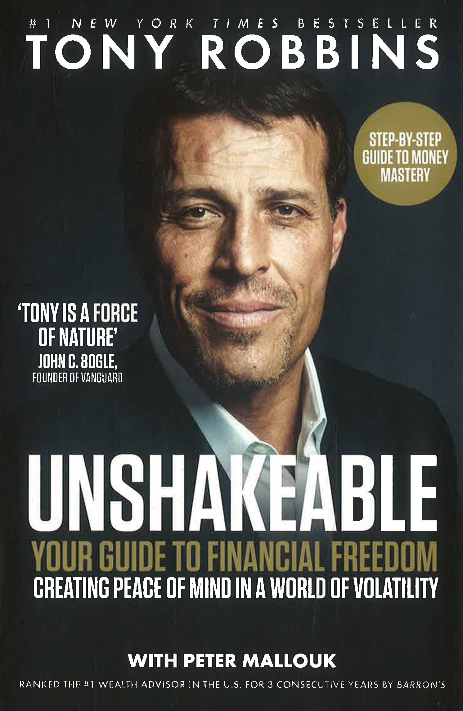 Unshakeable: Your Guide to Financial Freedom by Tony Robbins – book cover