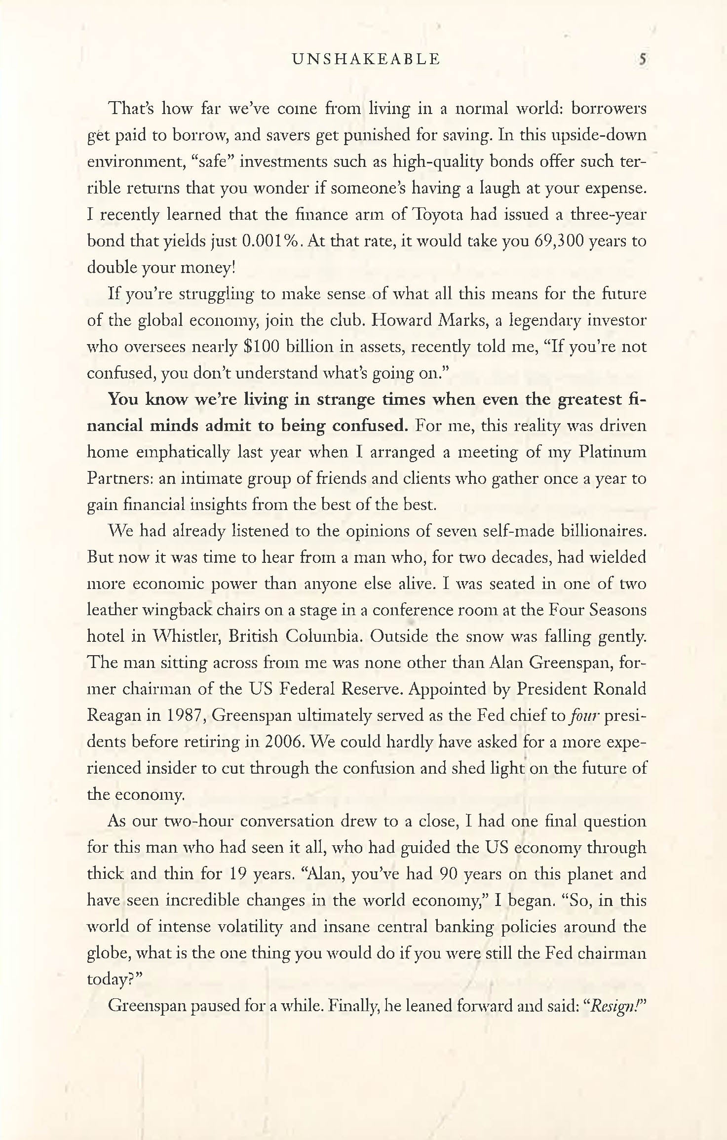 Unshakeable: Your Guide to Financial Freedom by Tony Robbins – book cover