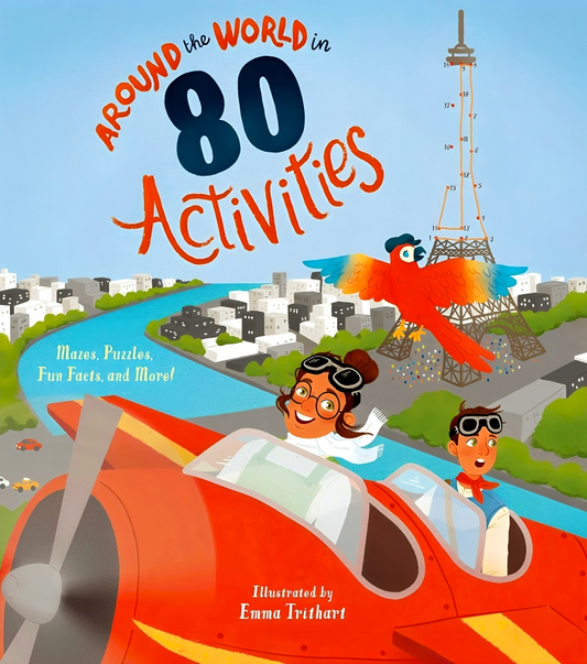 Around The World In 80 Activities: Mazes, Puzzles, Fun Facts, And More!