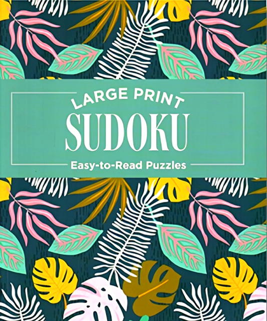 Large Print Sudoku (Leaves)