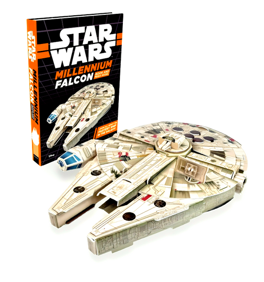 [10% OFF from 1-6 MAY 2024] Star Wars Millennium Falcon Book And Mega Model