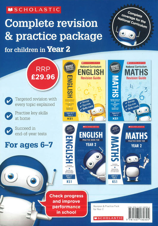Scholastic Year 2 Revision & Practice Pack