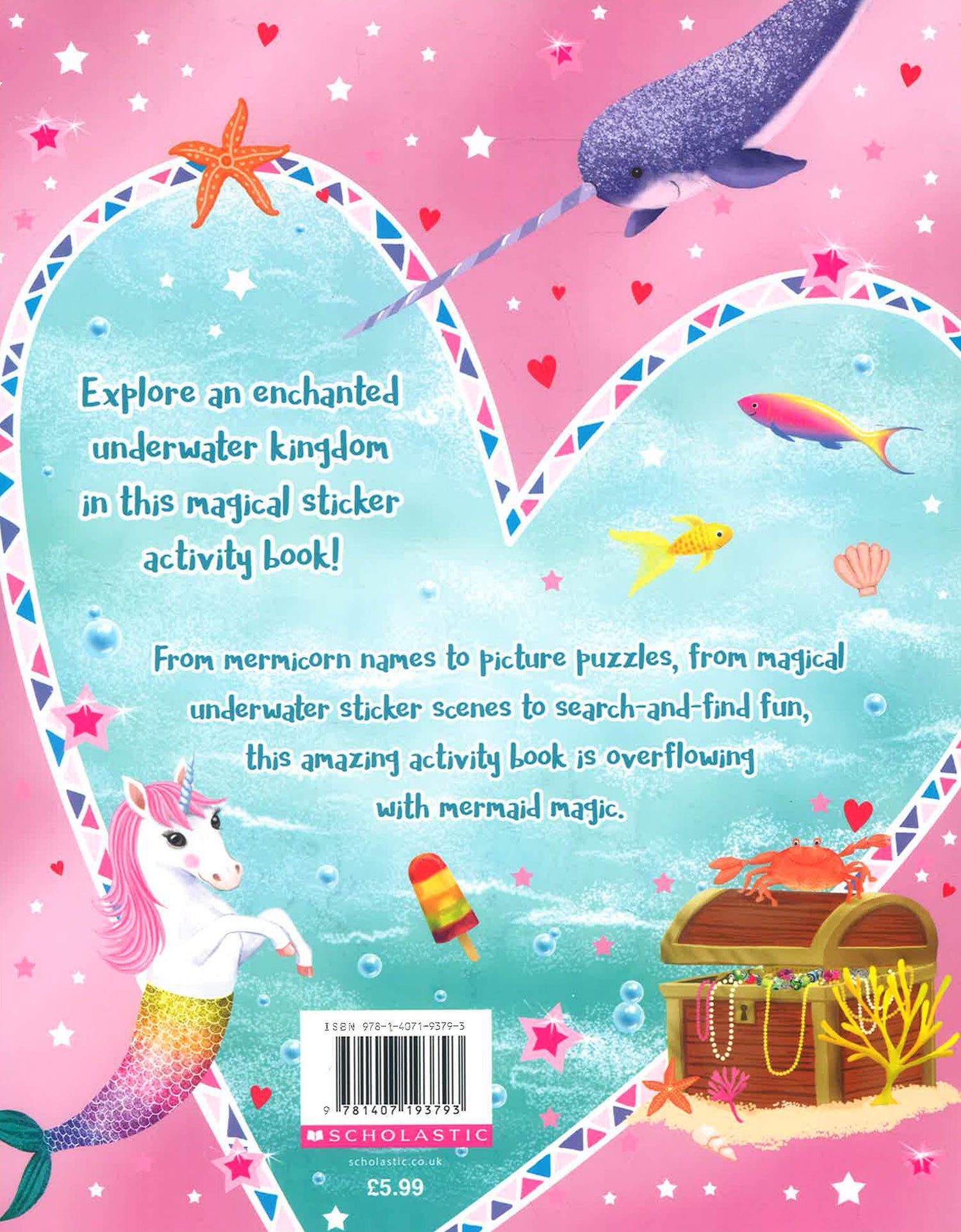 Mermaid Ineractive Book I Love Mermaids! Activity Book – BookXcess