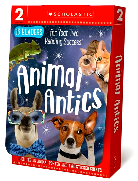 Early Learning Animal Antics For Year Two, 16 Readers Book Set (Scholastic 16 Readers For Year 2)