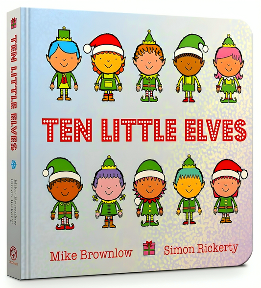 Ten Little Elves Board Book
