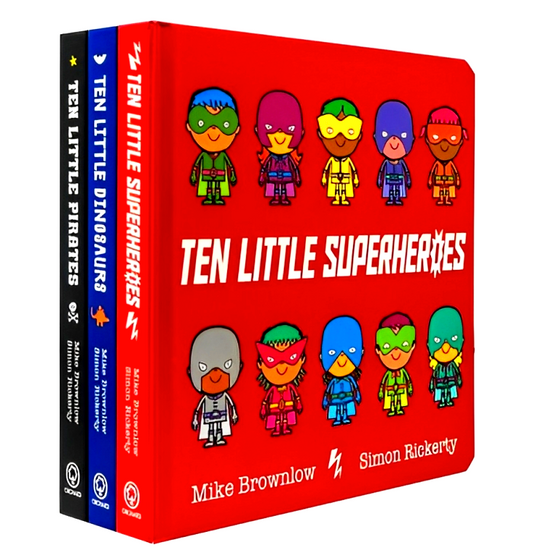 Ten Little Adventures 3 Board Book Collection Set