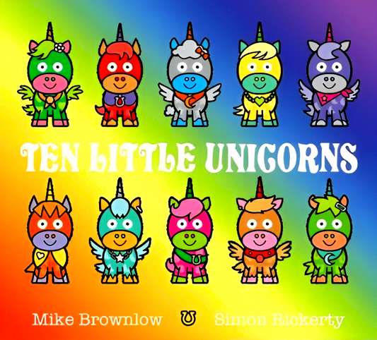 Ten Little Unicorns Board Book