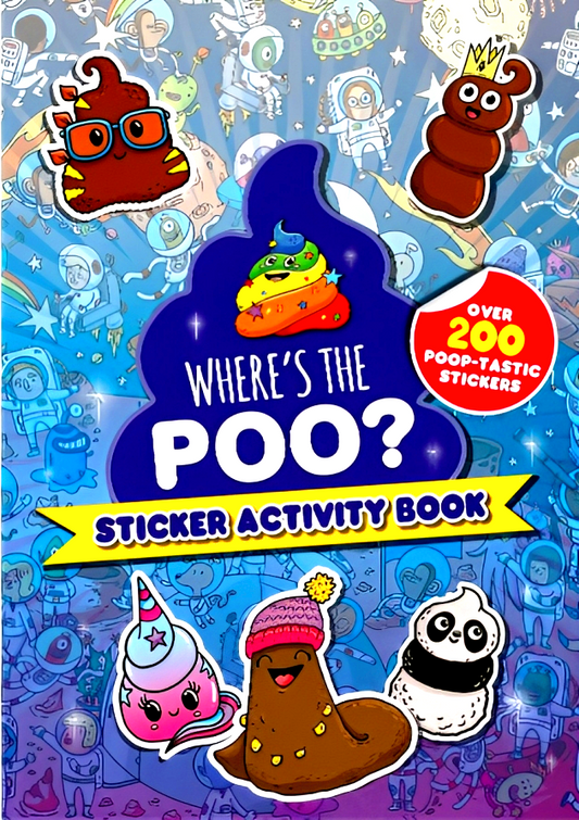 Where's The Poo? Sticker Activity Book