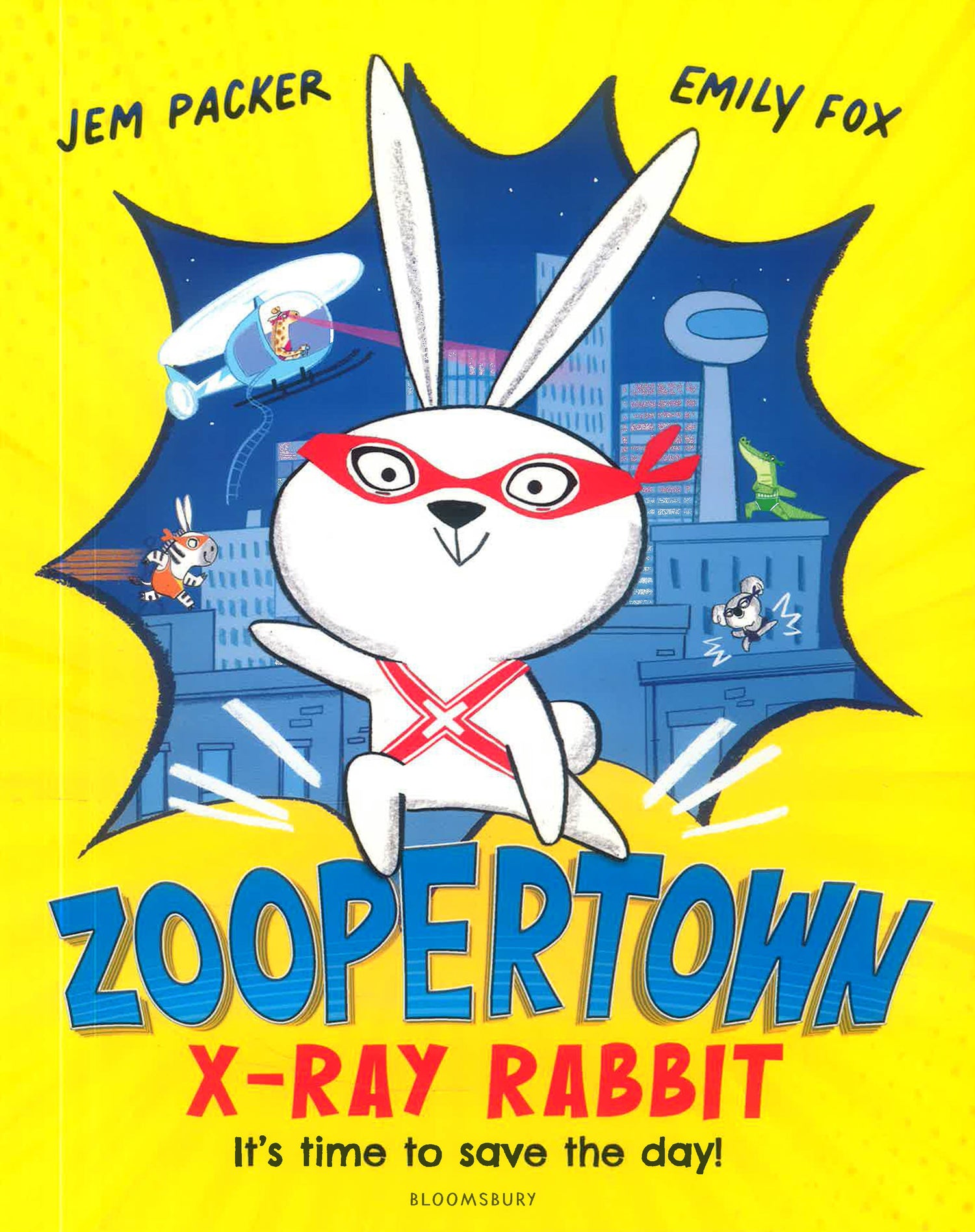 Zoopertown: X-Ray Rabbit by Jem Packer – book cover