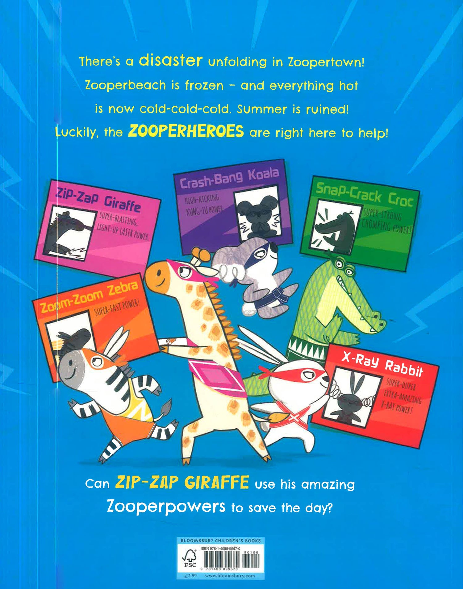 Zoopertown: Zip-Zap Giraffe by Jem Packer – book cover
