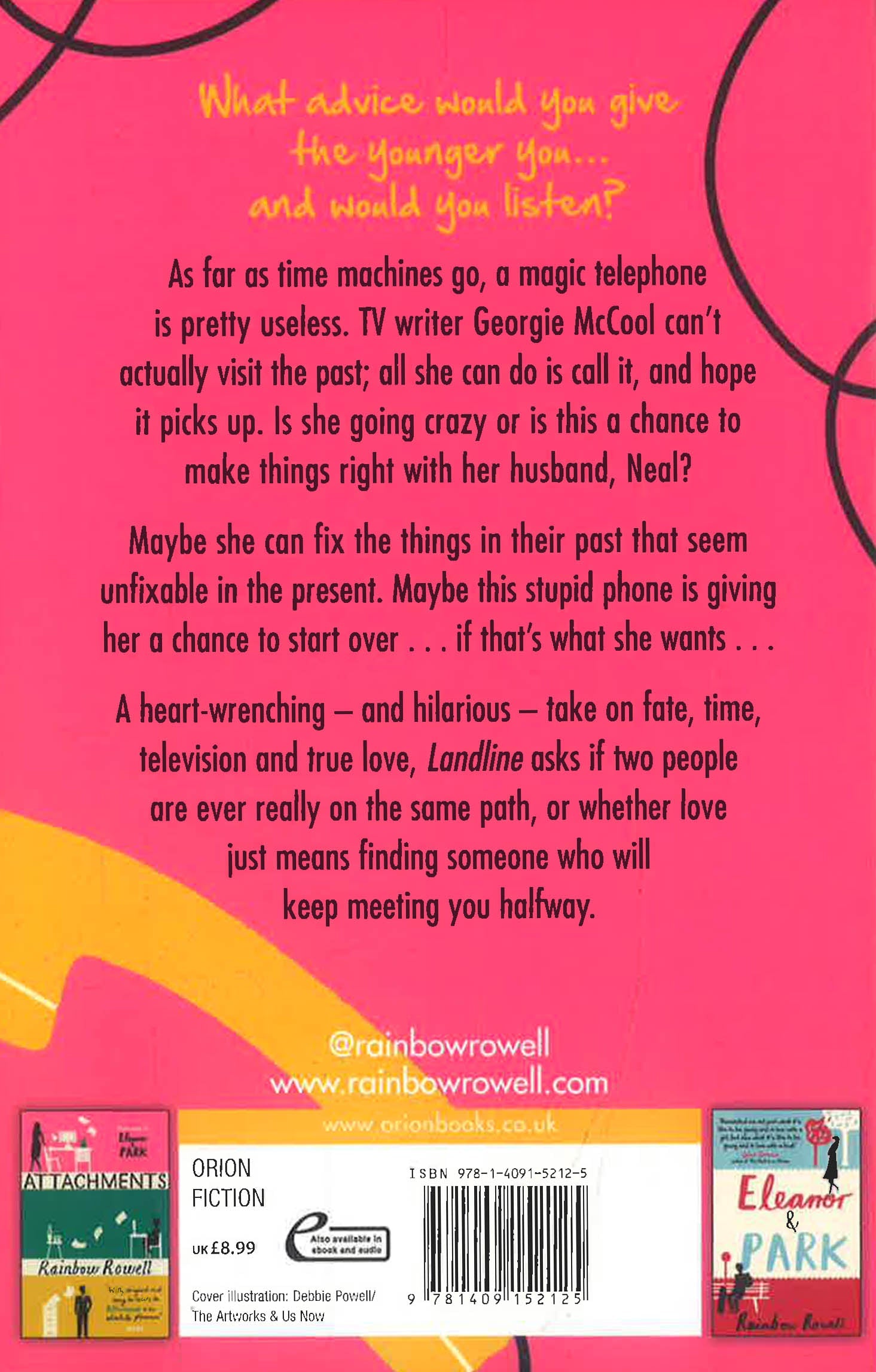 Landline by Rainbow Rowell – book cover