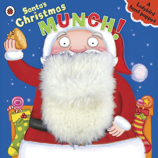 Santas Christmas Munch Father Christmas Hand Puppet Book