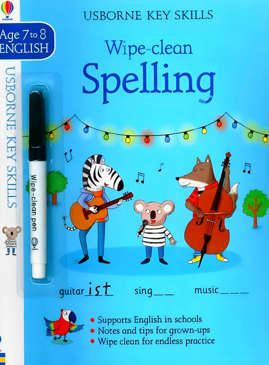 Wipe-Clean Spelling 7-8