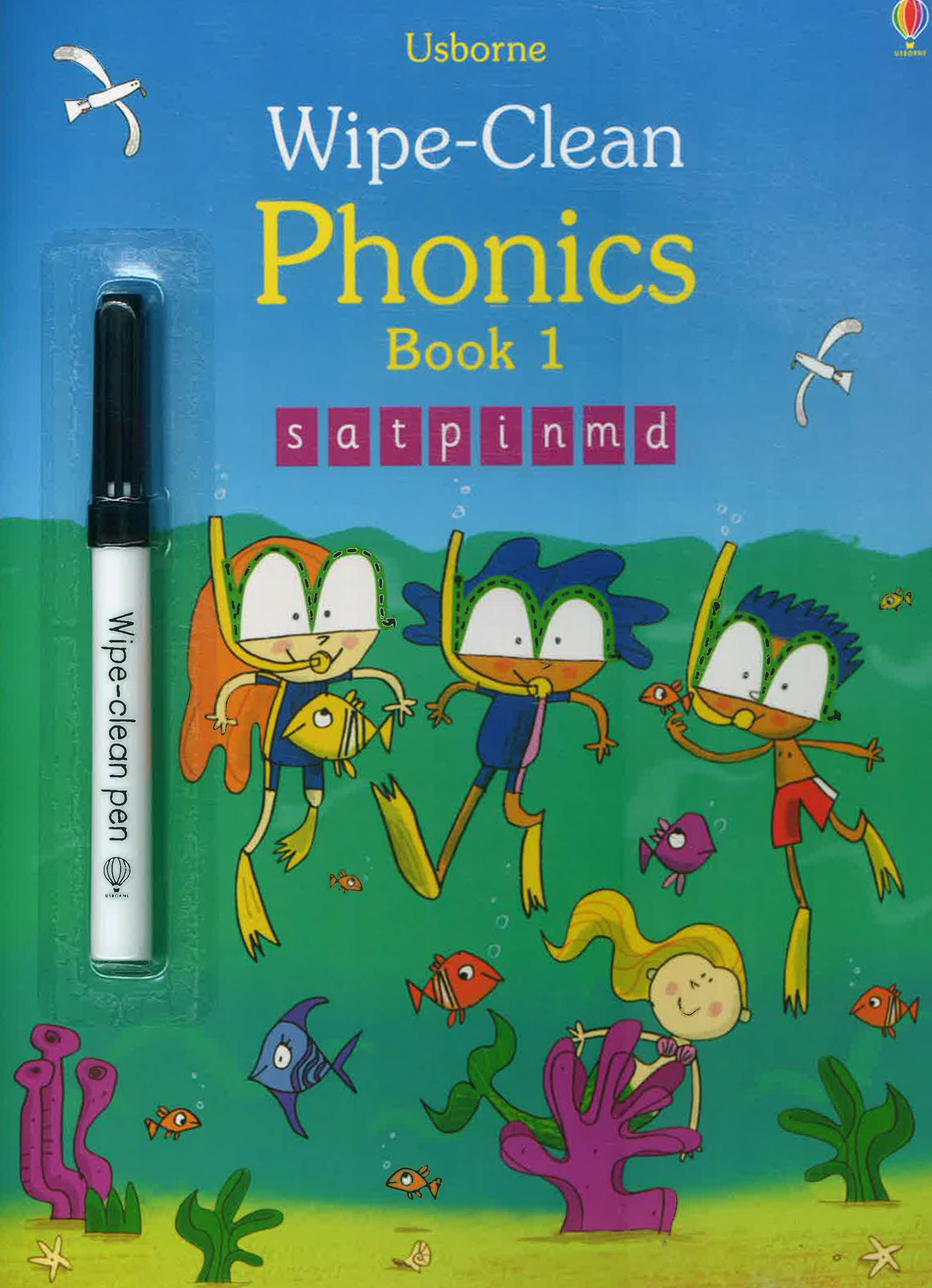 WipeClean Phonics Book 1 BookXcess