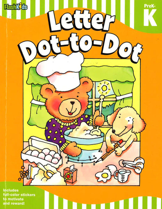 Letter Dot-To-Dot: Grade Pre-K-K (F