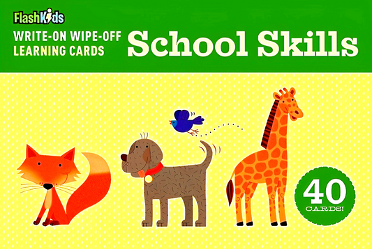 School Skills (Write-On Wipe-Off Learning Cards)