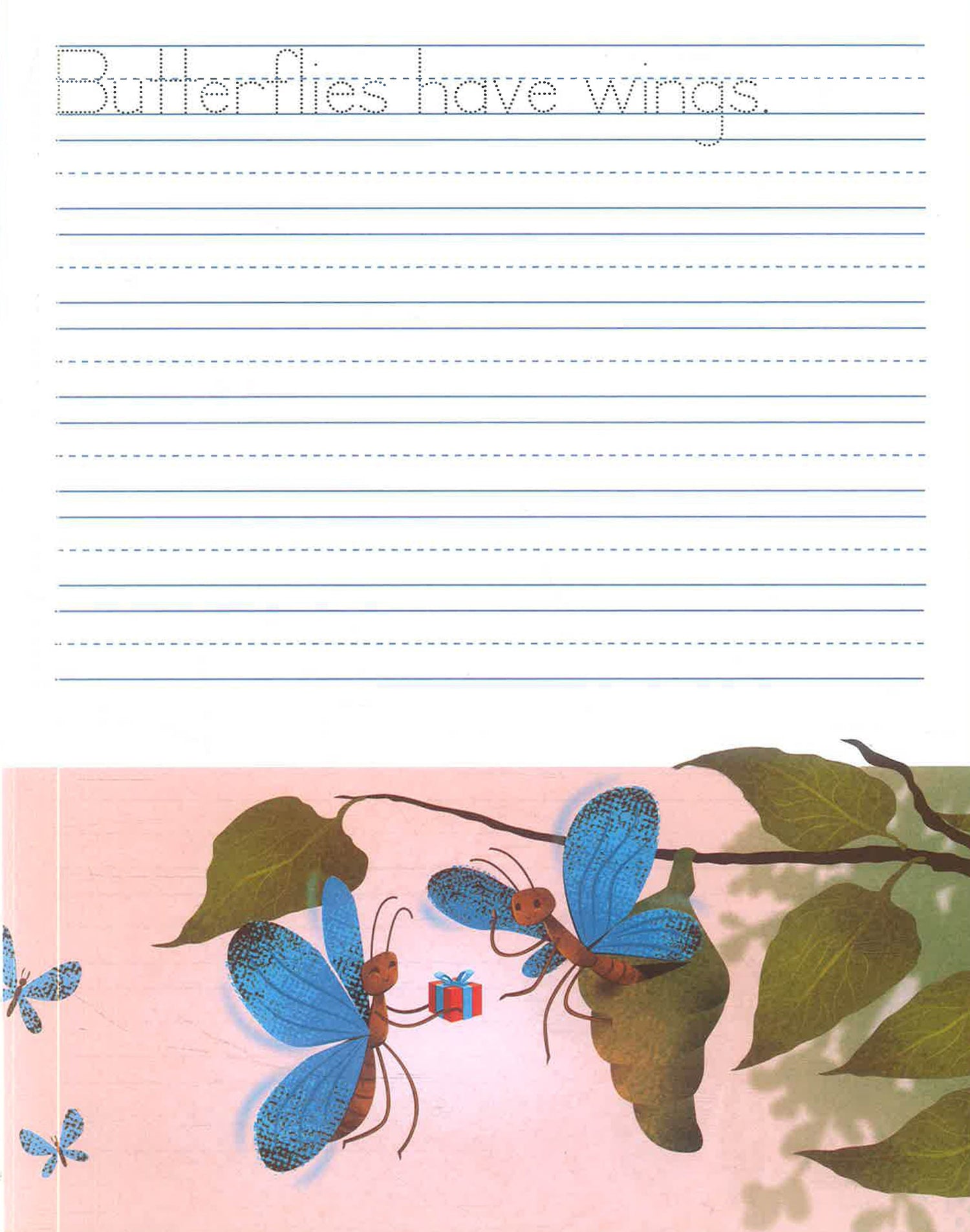 Print Writing: A Creepy-Crawly Alphabet (Practice Workbook) by Flash Kids – book cover