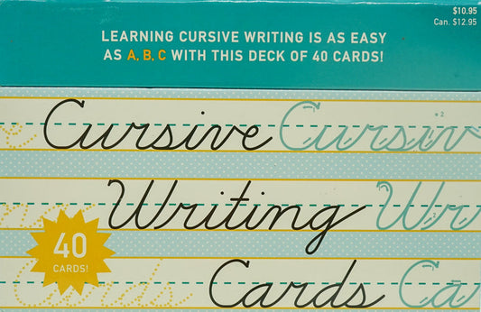 Write-On Wipe-Off Cursive Writing