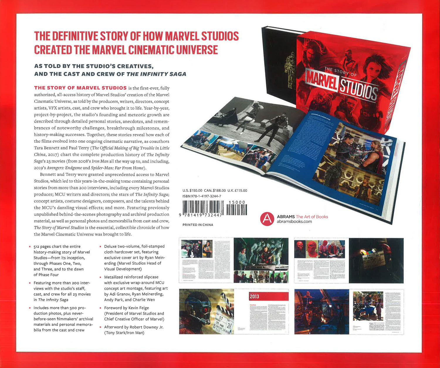 The Story Of Marvel Studios : The Making Of The Marvel Cinematic Universe by Tara Bennett – book cover
