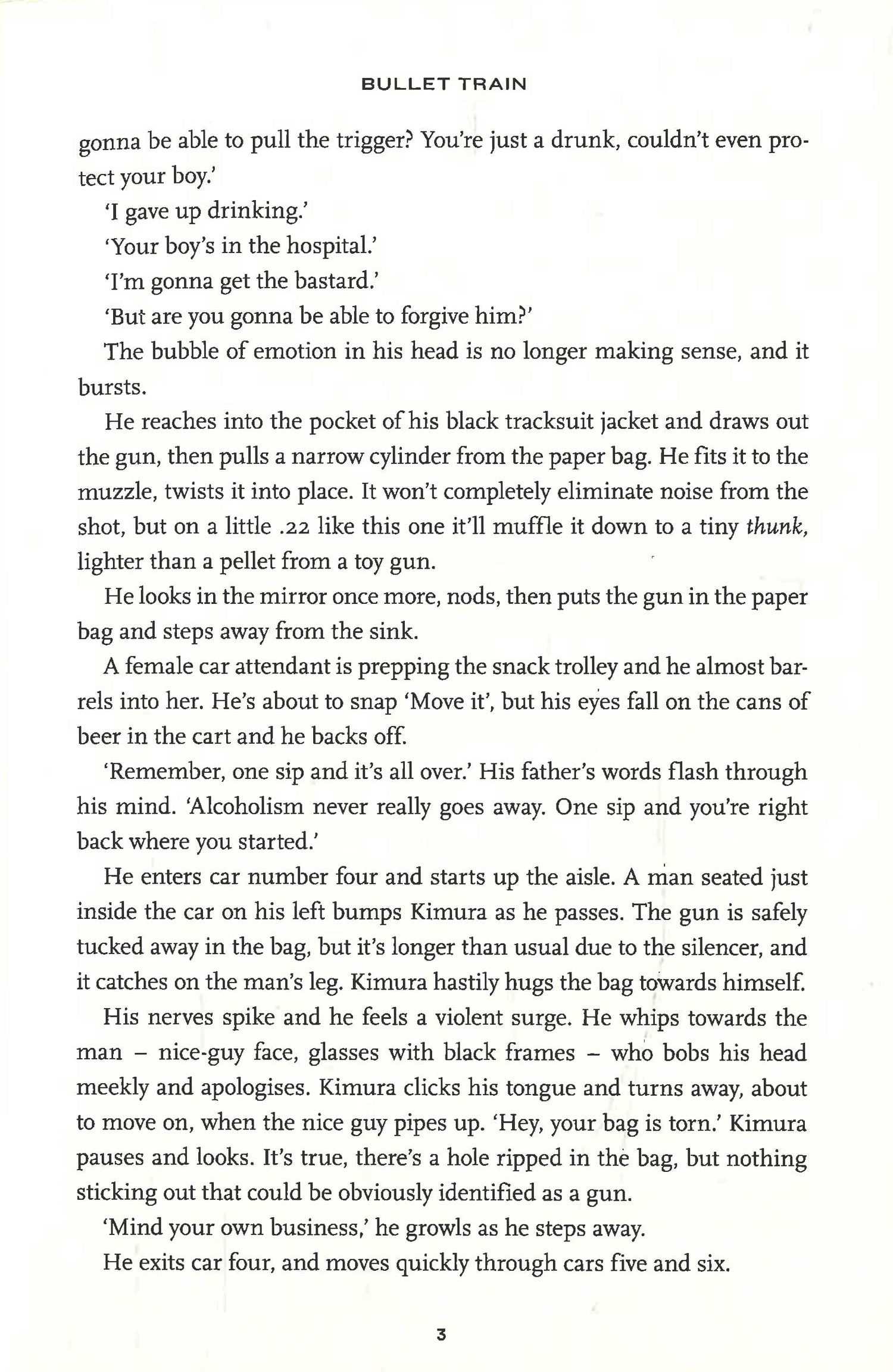 Bullet Train Transcript Bullet Train (Movie Tie-In Edition) – BookXcess
