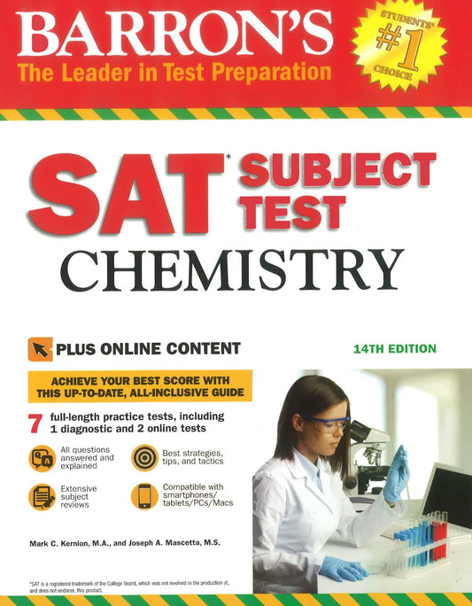 Sat Subject Test: Chemistry With Online Tests