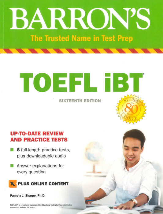 TOEFL Ibt With Online Tests & Downloadable Audio