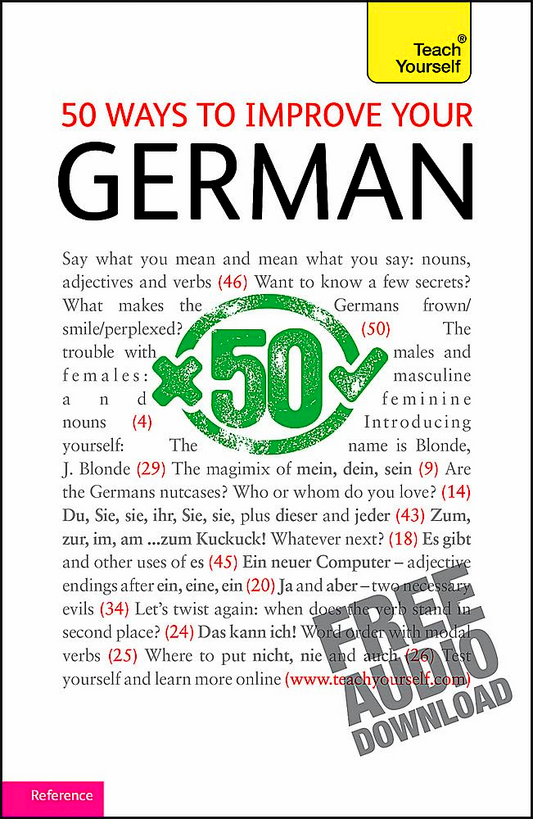 Teach Yourself 50 Ways To Improve Your German