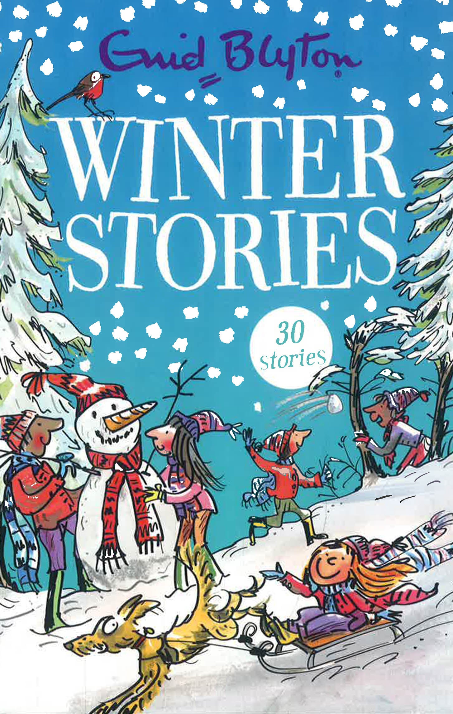 Winter Stories by Enid Blyton – book cover